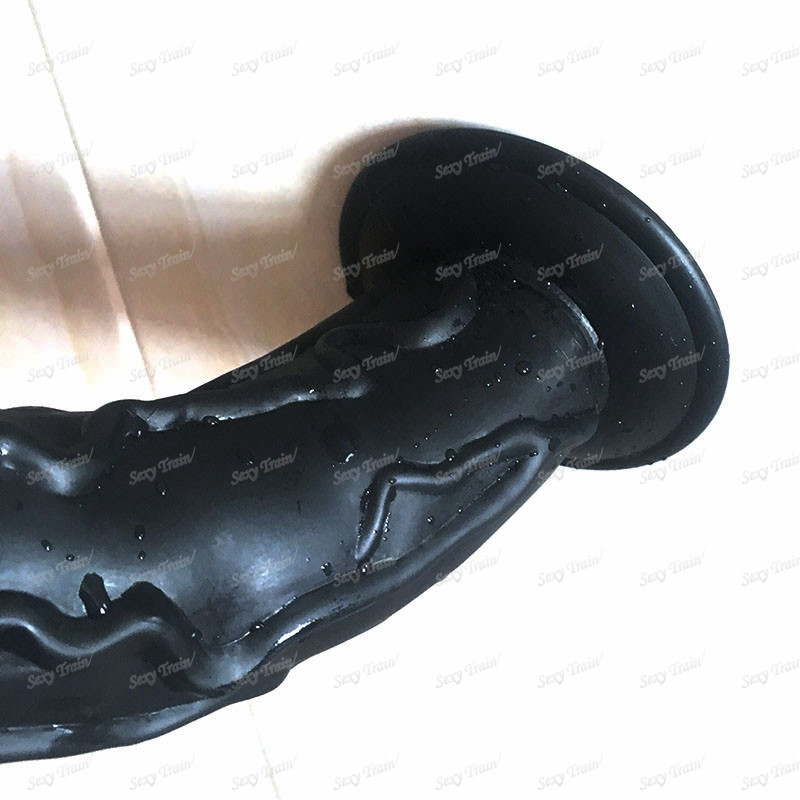 Large 35x5cm Silicone Dildo With Suction Base Horse Inspired Soft And Comfortable Adult Sex Toy For Women - 8