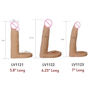 Realistic Strap On Dildo With Cock Ring Ultra Soft Tpe Double Penetration Anal Strapon Penis Sex Toys For Adult - 1