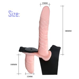 Strapon Multispeed Double Dildo Vibrators For Women Lesbian Strap On Sex Toys Couple Erotic Adult Games - 2