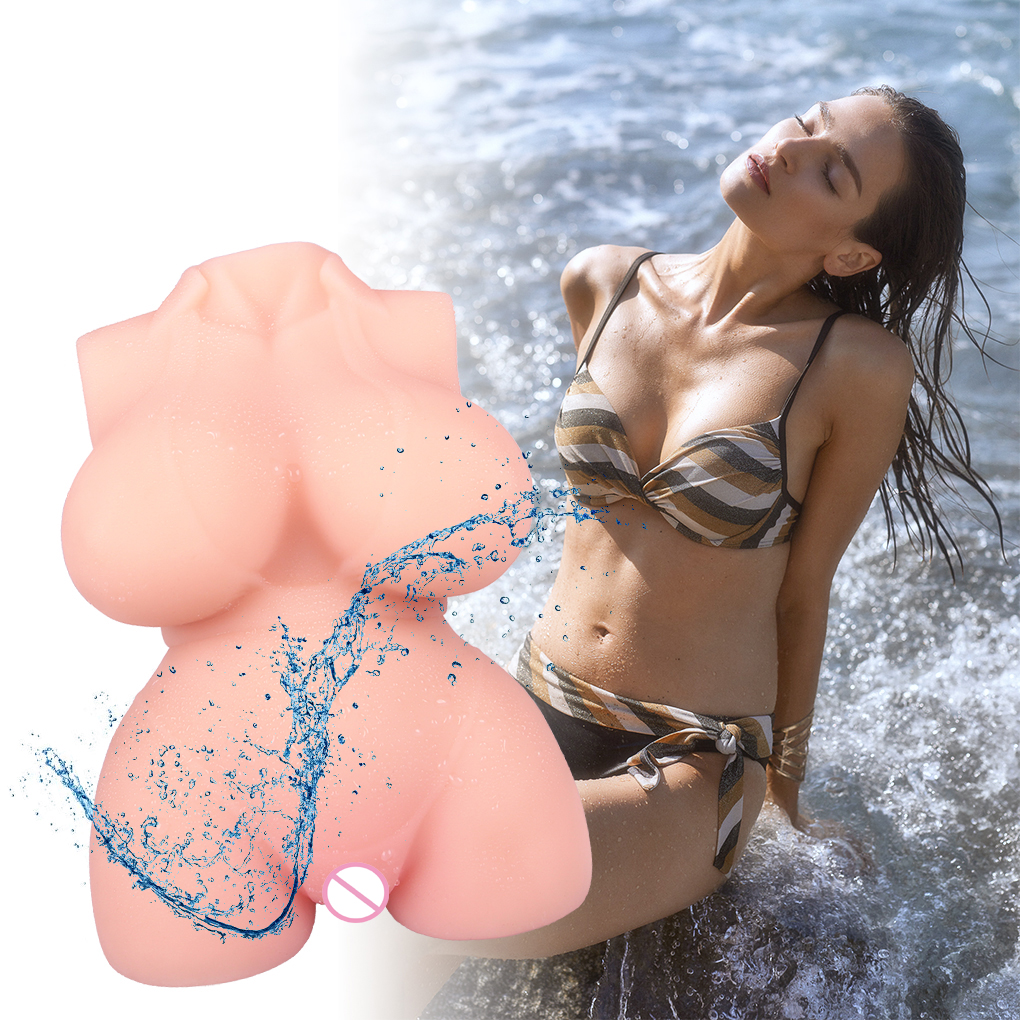 Silicone Realistic Male Masturbator Halflength Vaginal Model Discreet Pocket Pussy Adult Sex Toy For Men - 8