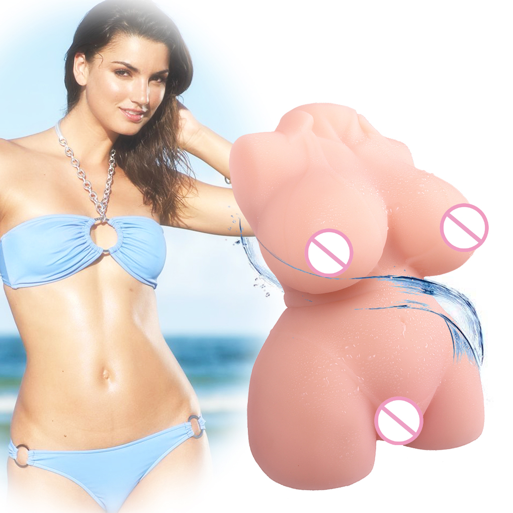 Silicone Realistic Male Masturbator Halflength Vaginal Model Discreet Pocket Pussy Adult Sex Toy For Men - 9