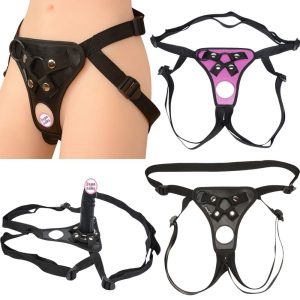 Men's Strap-on Realistic Dildo Pants For Men Double Dildos With Rings Man Strapon Harness Belt Sex Toys Butt Plug Adult Games