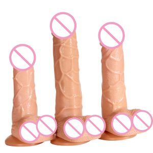 Realistic Dildo Vibrator Swing Vibration Real Penis Masturbation Suction Cup Dildos Adult Products Sex Toys For Women - 2