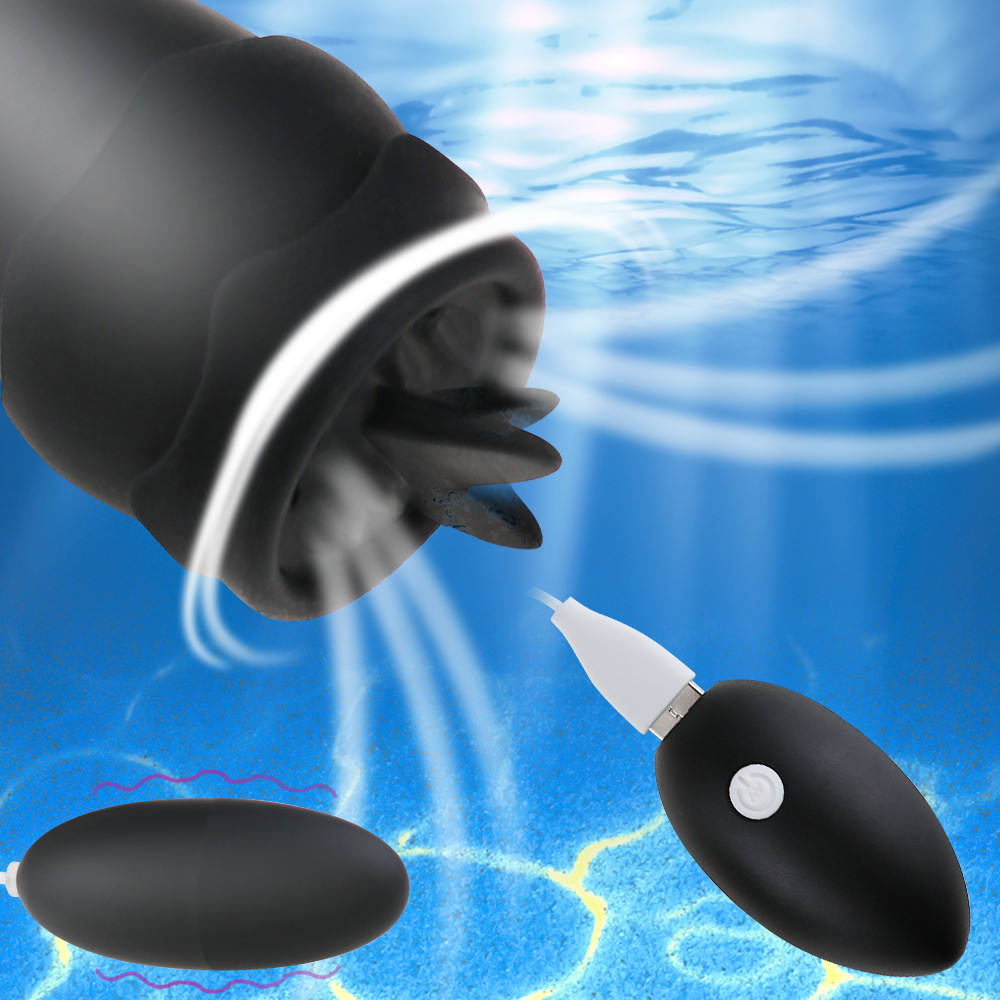 Usb Rechargeable Vibrating Kegel Balls Womens Pleasure Tongue Licking Jump Eggs Adult Sex Toy Intimate Gift - 6