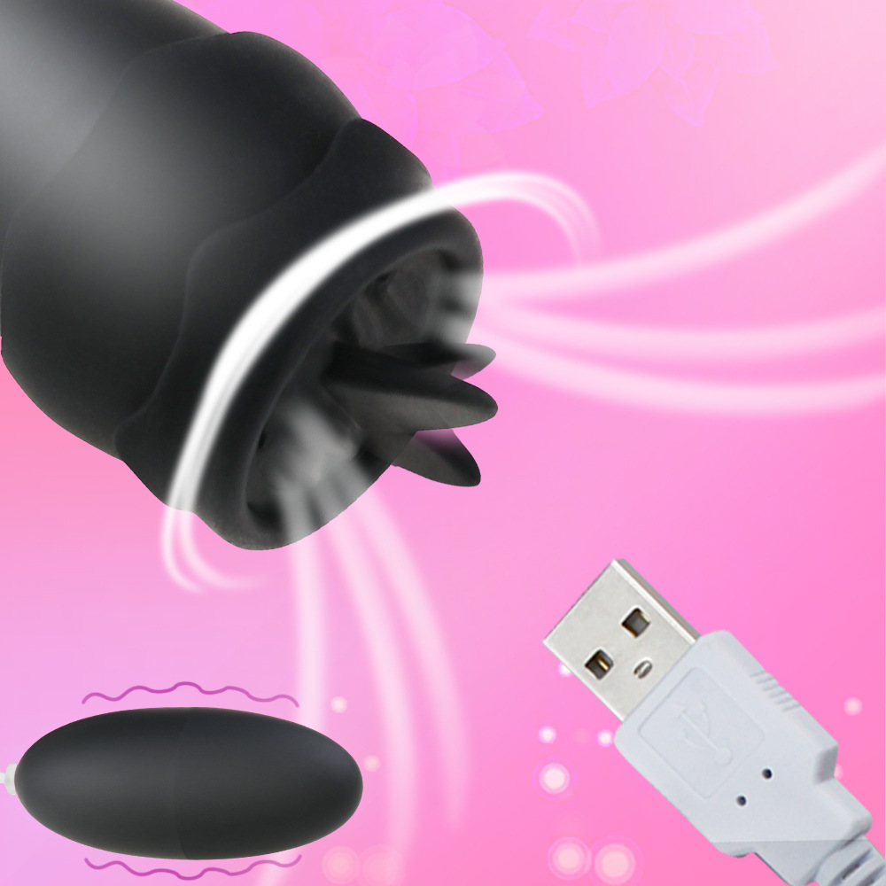 Usb Rechargeable Vibrating Kegel Balls Womens Pleasure Tongue Licking Jump Eggs Adult Sex Toy Intimate Gift - 7