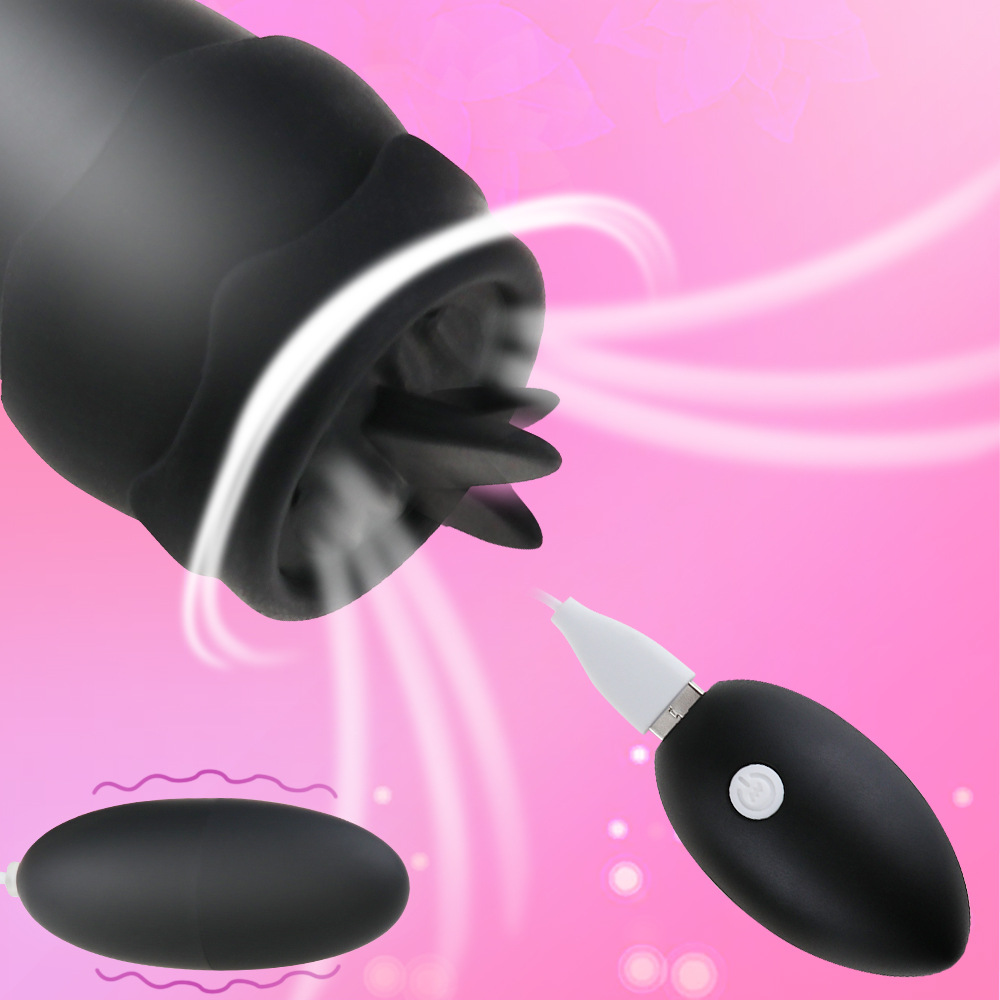 Usb Rechargeable Vibrating Kegel Balls Womens Pleasure Tongue Licking Jump Eggs Adult Sex Toy Intimate Gift - 8