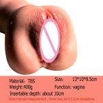 Real Vaginal Adult Male Masturbator Rubber Vagina Sex Toy With Pocket - 3