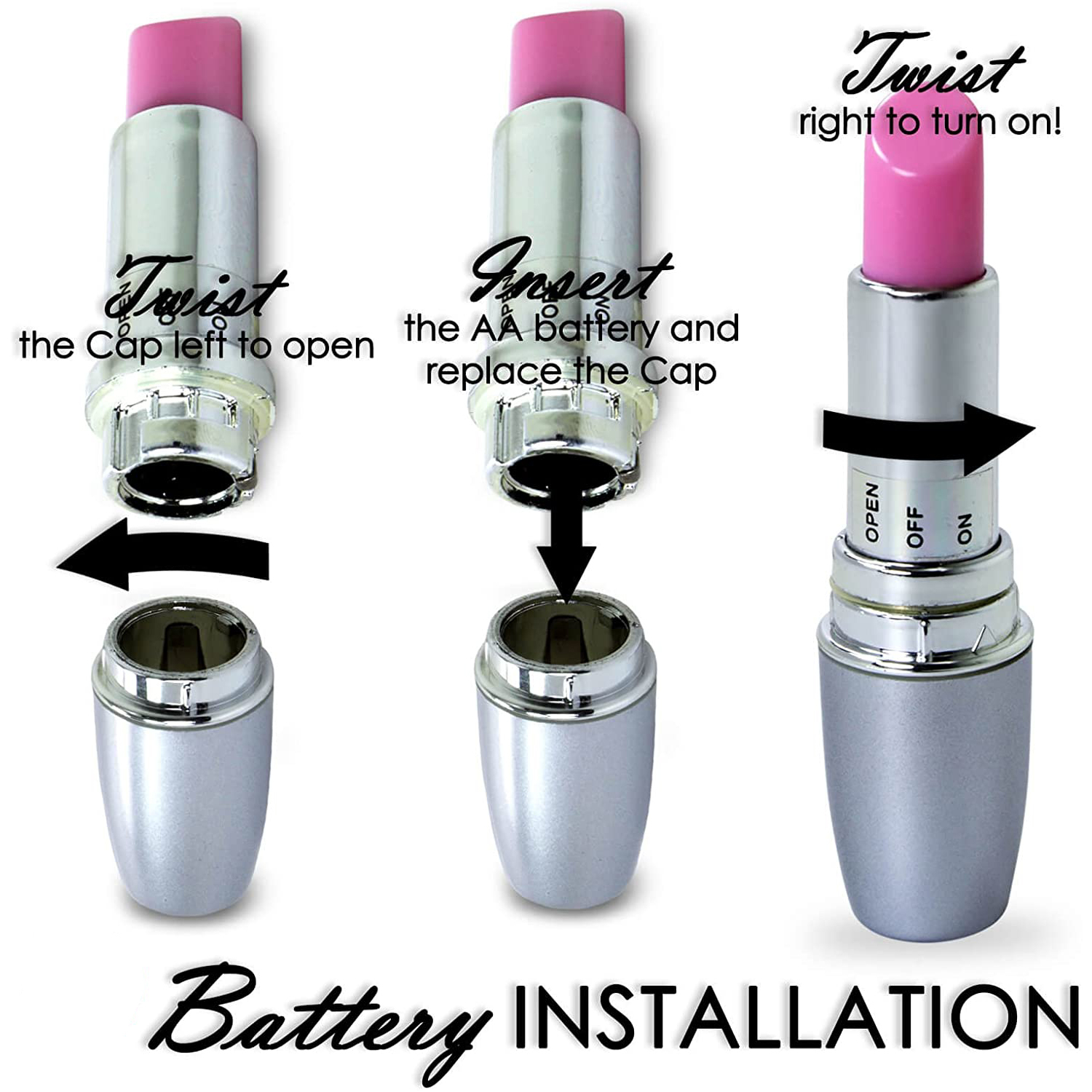 Whisper Quiet Lipstick Vibrator Discreet Gspot Clitoris Stimulator For Women Secret Bullet Massager - 6