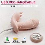Remote Control Wearable Rabbit Dildo Vibrator G-spot Clitoris Stimulator Masturbator Sex Toys For Women - 6