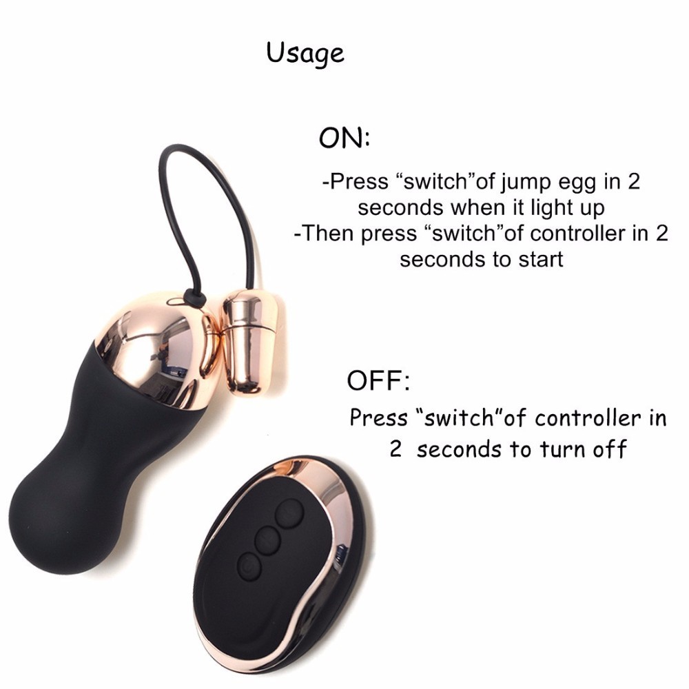 Wireless Remote Control Vibrator Egg Discreet Adult Toy For Women In Purple Black Bulletstyle Design - 4