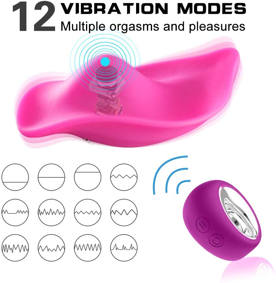Wireless Remote Control Wearable Panty Vibrator 12 Vibration Patterns Medicalgrade Silicone Vibrating Eggs - 4