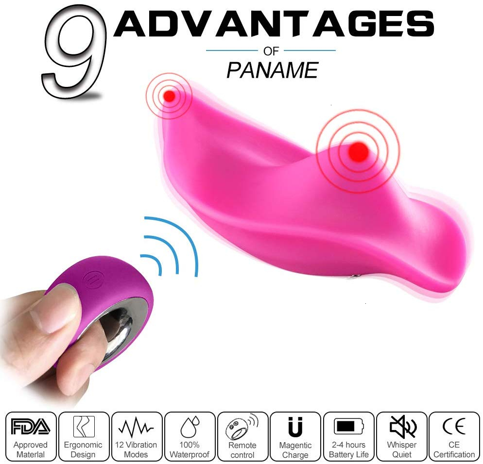 Wireless Remote Control Wearable Panty Vibrator 12 Vibration Patterns Medicalgrade Silicone Vibrating Eggs - 7