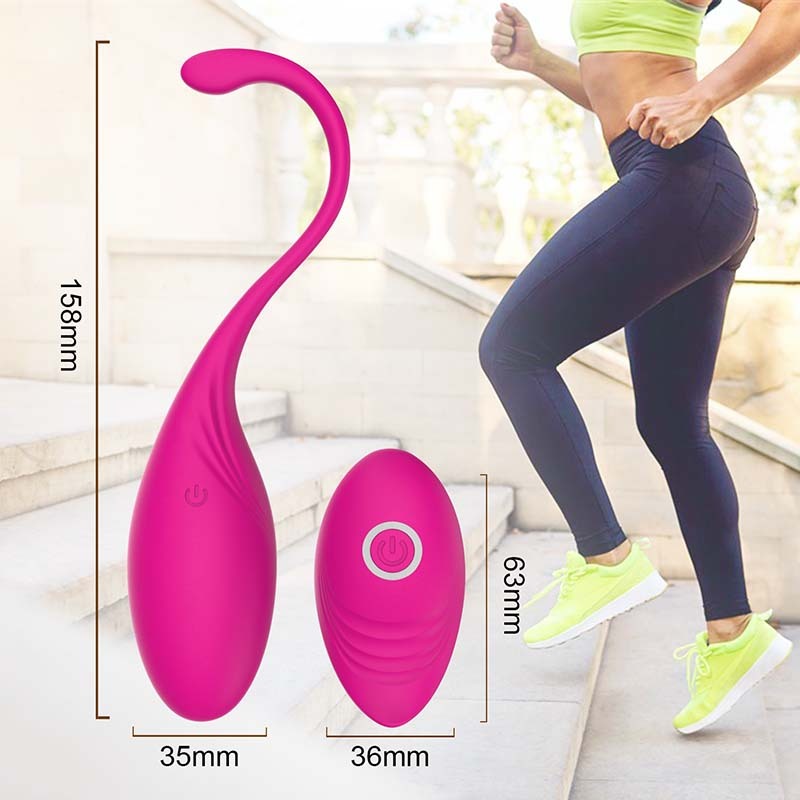 Usb Rechargeable Remote Control Kegel Balls Wireless Gspot Vibrating Egg Massager Womens Sex Toy Vibrator - 4