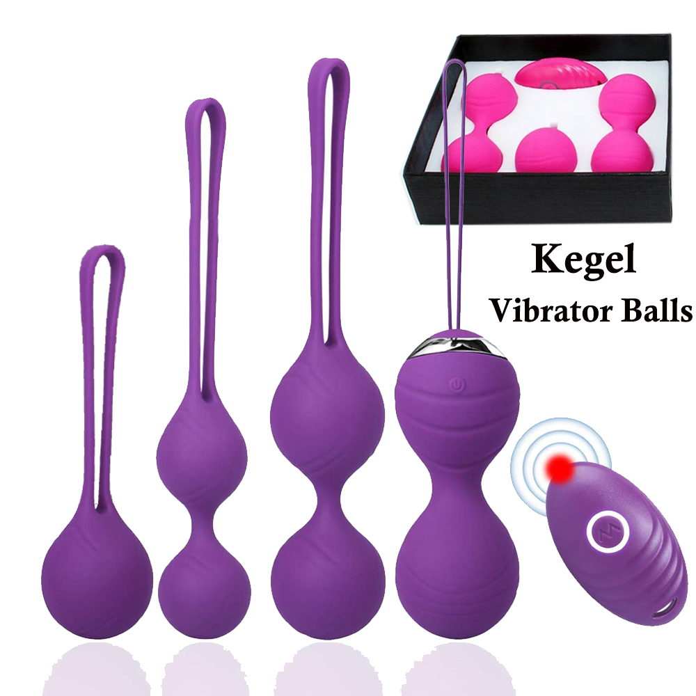 Wireless Remote Control Kegel Exercise Pelvic Floor Muscle Training Ben Wa Balls Vaginal Tightening Device Womens Sexual Wellness Toy - 1