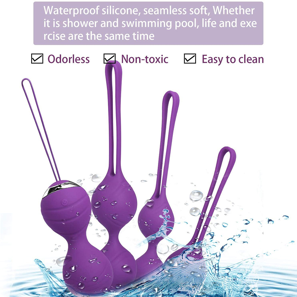 Wireless Remote Control Kegel Exercise Pelvic Floor Muscle Training Ben Wa Balls Vaginal Tightening Device Womens Sexual Wellness Toy - 4