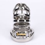 Sodandy Stainless Steel Male Chastity Belt Metal Cock Cage Devices Bondage Penis Sex Toys For Men Lock Gay Cockring Adult - 3