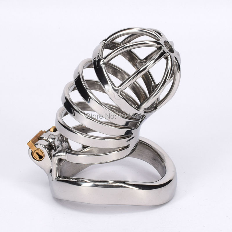 Stainless Steel Male Chastity Belt Metal Cock Cage Bondage Toy Adult Sex Accessory For Men Lockable Gay Cockring - 1