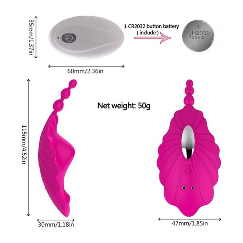 Discreet Wireless Remote Control Womens Vibrating Panties With Stimulating Anal Plug And Egg Vibrator For Adults - 9