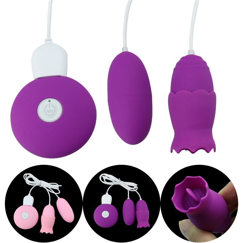 1pc Usb Rechargeable Gspot Clitoral Vibrator 12speed Tongue Oral Massager Stimulator Female Pleasure Toy - 6