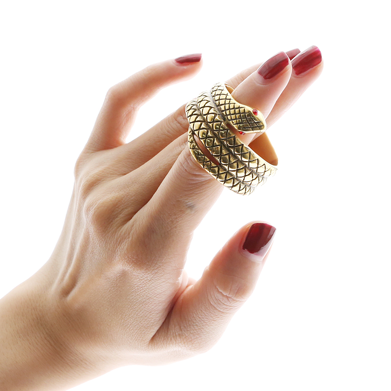 Gold Snake Stainless Steel Cock Ring Male Enhancement Toy For Prolonged Erection And Delayed Ejaculation - 6