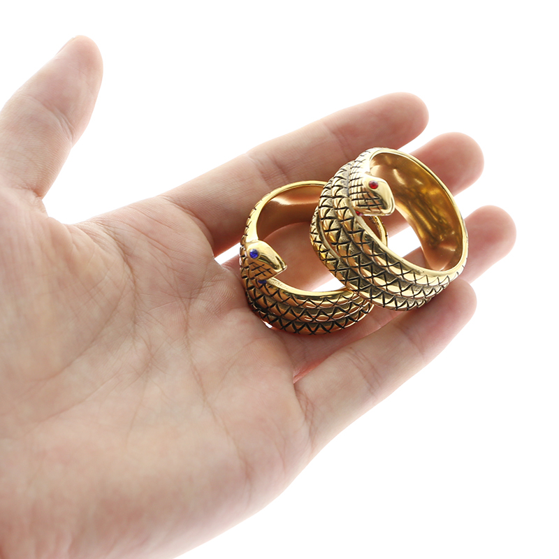 Gold Snake Stainless Steel Cock Ring Male Enhancement Toy For Prolonged Erection And Delayed Ejaculation - 5