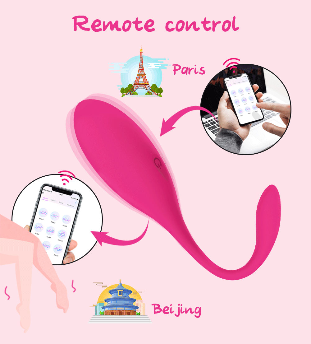 Appcontrolled Mini Vibrating Egg For Women Kegel Exercise Balls Gspot And Anal Pleasure Mens And Womens Intimate Adult Sex Toys - 8