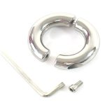 Ball Stretcher 5 Size Penis Ring Stainless Steel Metal Cock Sex Toys For Men Rings Cockring - 5