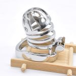 Nuun Metal Cock Cage For Chastity Aficionados Big Frrk Male Device Stainless Steel Bdsm Penis Toy Bondage Kinky Sex - 2