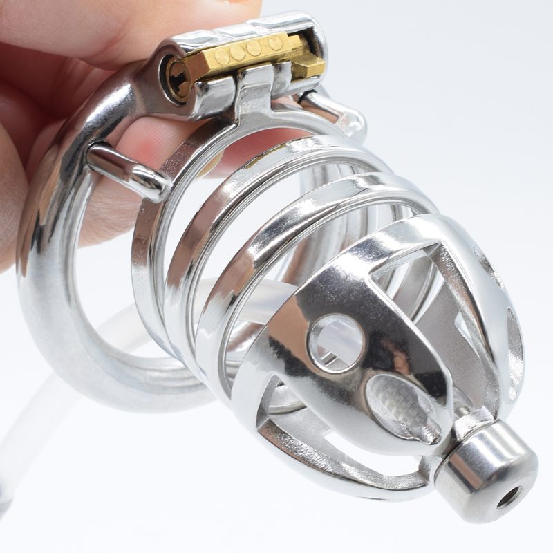 Nuun Metal Cock Cage For Chastity Aficionados Big Frrk Male Device Stainless Steel Bdsm Penis Toy Bondage Kinky Sex