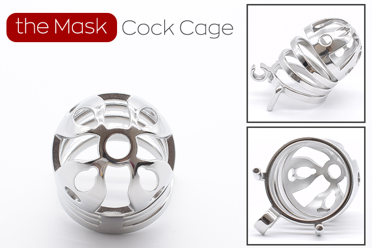 Nuun Stainless Steel Male Chastity Device Large Bdsm Cock Cage Kinky Bondage Sex Toy For Aficionados - 2