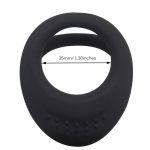 Men Double Layer Silicone Cock Rings Delay Ejaculation Penis Adult Erotic Toy Sex Toys - 6