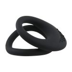 Men Double Layer Silicone Cock Rings Delay Ejaculation Penis Adult Erotic Toy Sex Toys - 2