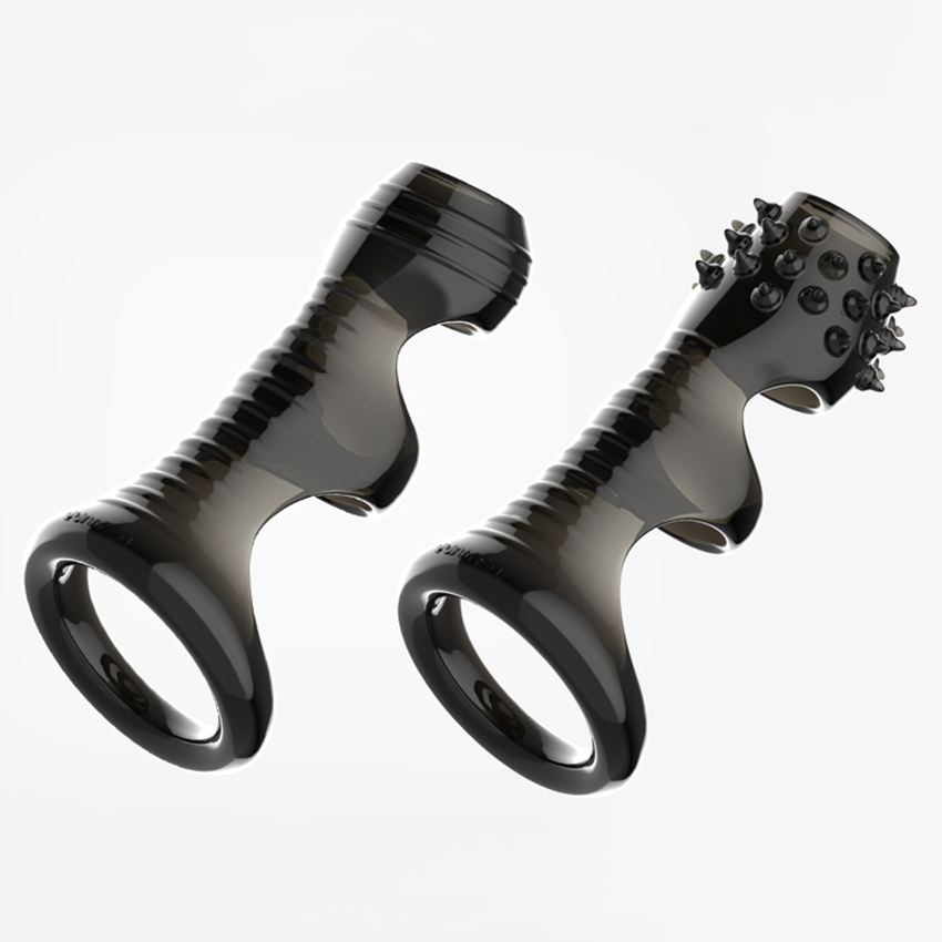 Male Enhancement Vibrating Penis Extender Reusable Cock Ring Delay Ejaculation Vibrator Sleeve Adult Pleasure Toy - 6