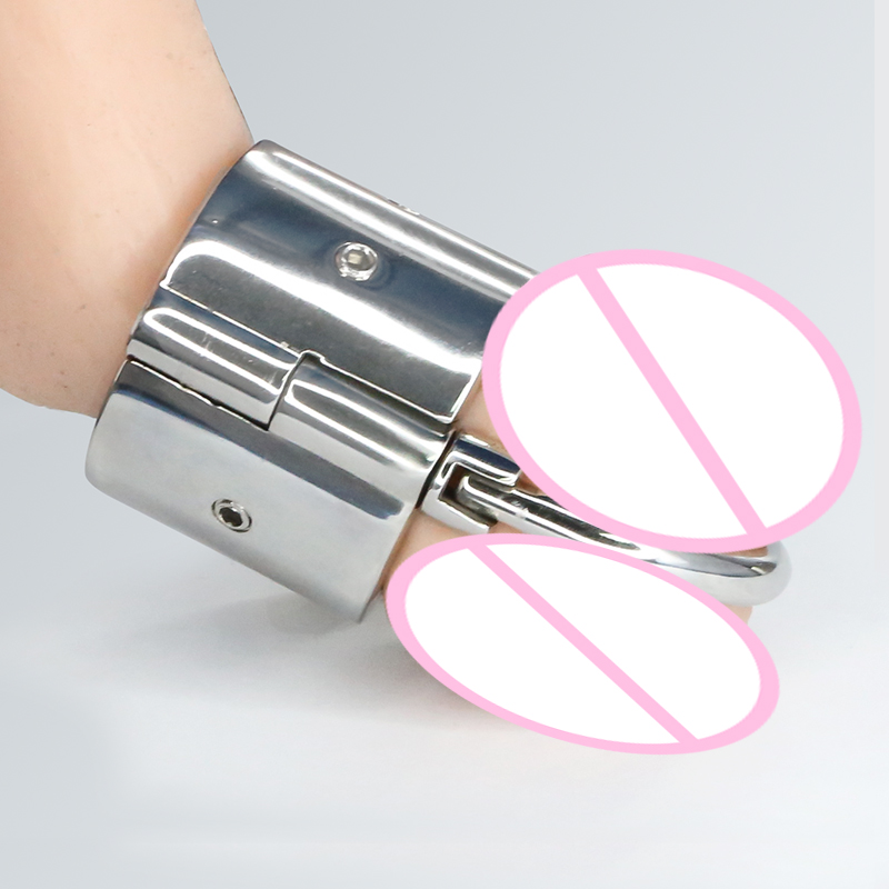 Metal Bdsm Scrotum Pendant Cock Ring Testis Weight Ball Stretcher Male Piercing Lock Torture Device - 9