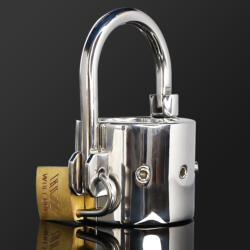 Metal Bdsm Scrotum Pendant Cock Ring Testis Weight Ball Stretcher Male Piercing Lock Torture Device - 3