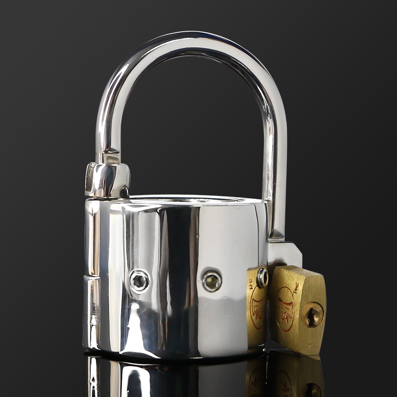 Metal Bdsm Scrotum Pendant Cock Ring Testis Weight Ball Stretcher Male Piercing Lock Torture Device - 1