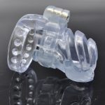 Manyjoy Natural Resin 3d Male Pa-hook Chastity Lock Device Mens Belt Bird Cage Sex Toys For Man - 5