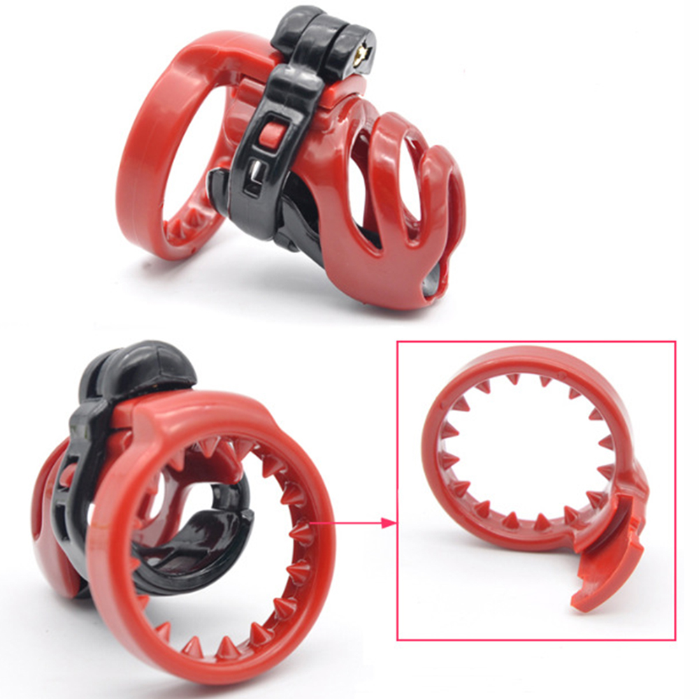 Manyjoy 3d Natural Resin Male Chastity Device Adjustable Belt Bird Cage Style Adult Intimate Toy - 15