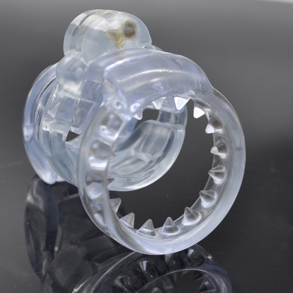 Manyjoy 3d Natural Resin Male Chastity Device Adjustable Belt Bird Cage Style Adult Intimate Toy - 12