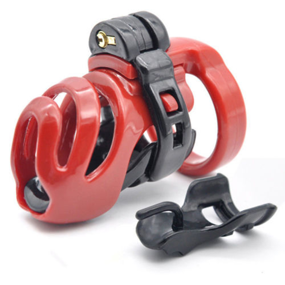 Manyjoy 3d Natural Resin Male Chastity Device Adjustable Belt Bird Cage Style Adult Intimate Toy - 9