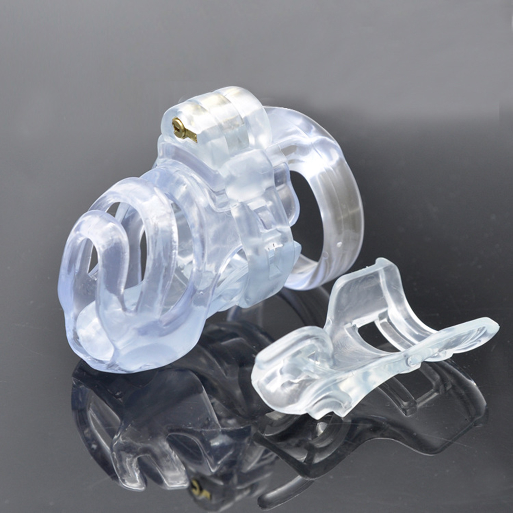 Manyjoy 3d Natural Resin Male Chastity Device Adjustable Belt Bird Cage Style Adult Intimate Toy - 5