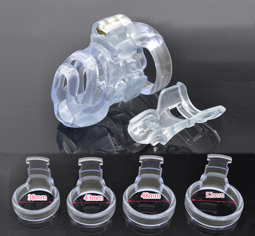 Manyjoy 3d Natural Resin Male Chastity Device Adjustable Belt Bird Cage Style Adult Intimate Toy - 3