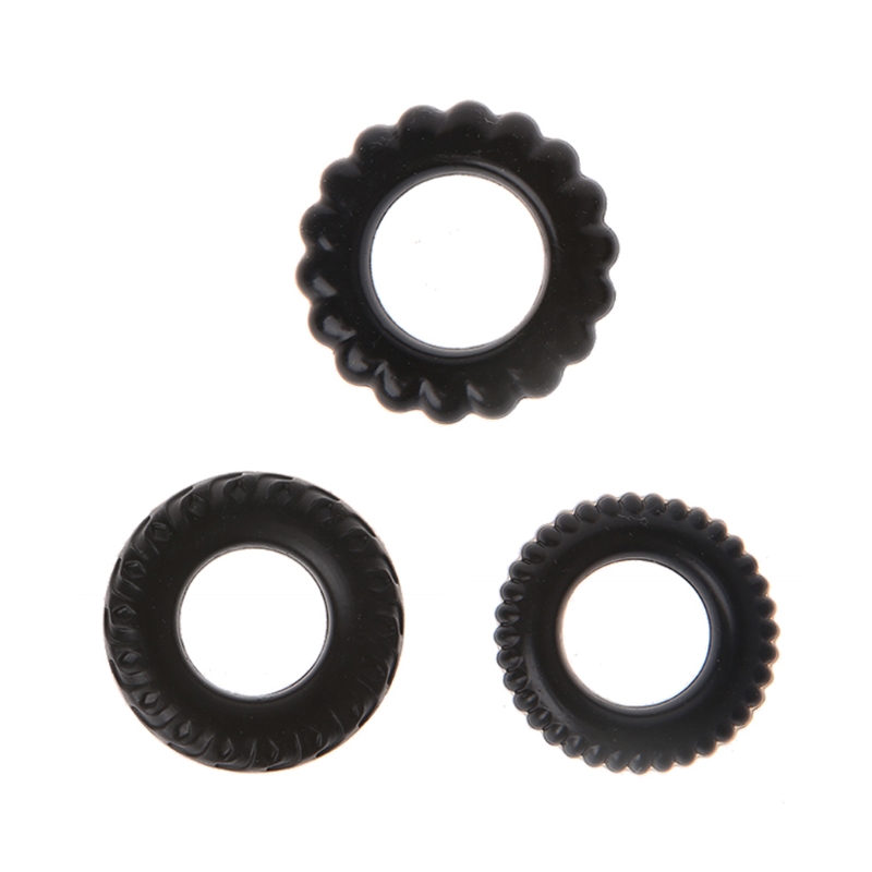 Enhanced Performance Silicone Cock Rings Set Longer Stronger Erections Stretchy Design For Men - 6