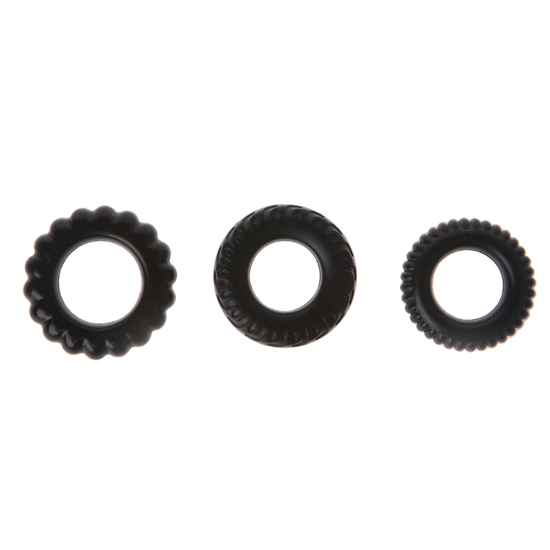 Enhanced Performance Silicone Cock Rings Set Longer Stronger Erections Stretchy Design For Men - 2