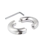 Double Stainless Steel G Spot Wand Massage Metal Penis P-spot Stimulator Anal Plug Dildo Sex Toy For Women Men - 3