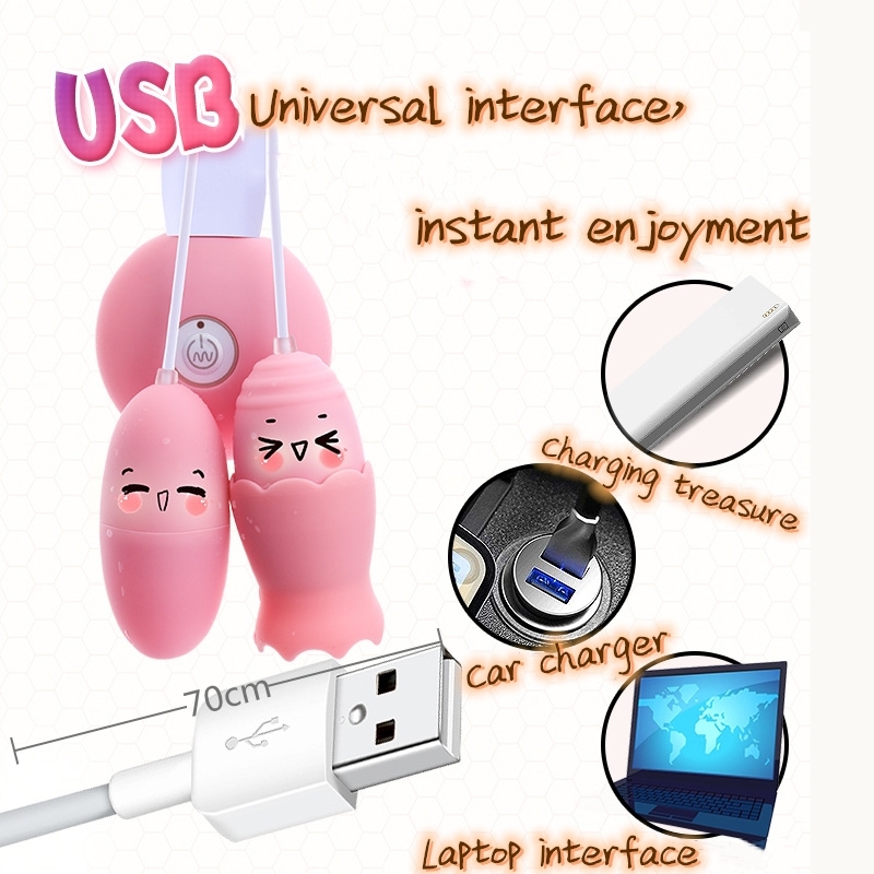 Usb Rechargeable 12speed Vibrating Egg Gspot Vagina Massager Clitoris Stimulator Oral Licking Tongue Vibrator For Women - 6