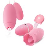 12 Speeds Cute Tongue Oral Licking Vibrators Usb Vibrating Jump Egg G-spot Vagina Massage Clitoris Stimulator Sex Toys For Women