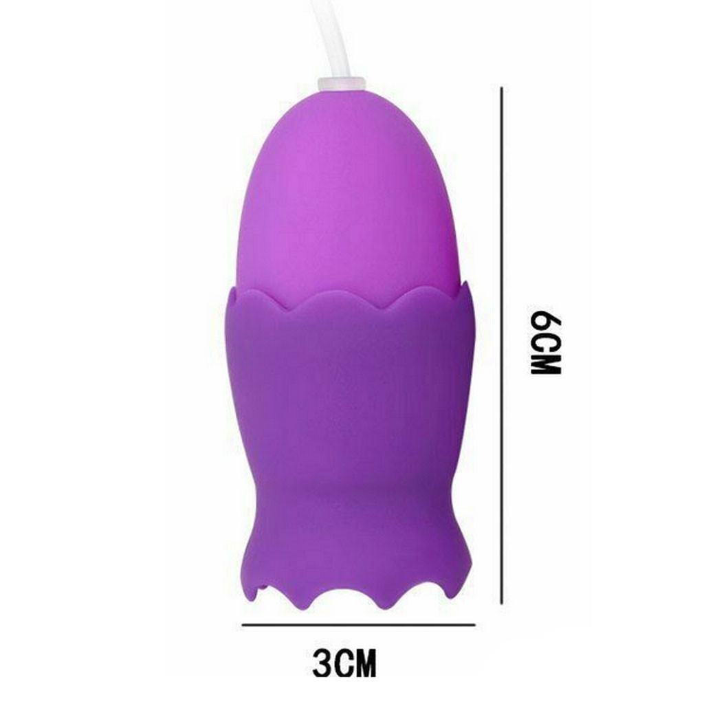Female Vibrator Sex Toy 12 Frequency Clitoral Nipple Suction Oral Licking Vibrations - 4