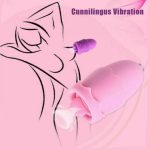 Vibrator Sex Toys For Women Oral Licking Tongue Vibrating Female Nipple Sucking Clitoral Stimulat 12 Frequency Vibrators - 4