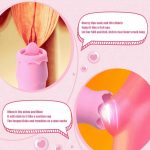 Vibrator Sex Toys For Women Oral Licking Tongue Vibrating Female Nipple Sucking Clitoral Stimulat 12 Frequency Vibrators - 5